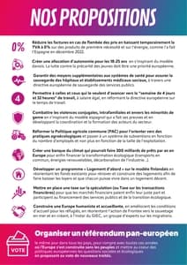 Profession de foi de la liste Changer l'Europe - Elections Européennes 2024 page 1