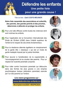 Profession de foi de la liste Défendre les enfants - Elections Européennes 2024 page 2