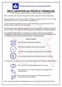 Profession de foi (Facile À Lire et à Comprendre) de la liste Non! Prenons-nous en mains! - Elections Européennes 2024 page 2