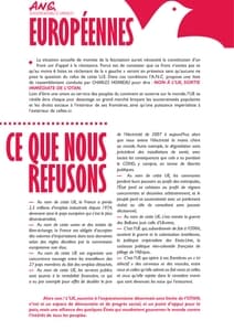 Profession de foi de la liste Communistes pour la paix et le progrès social - Elections Européennes 2024 page 2