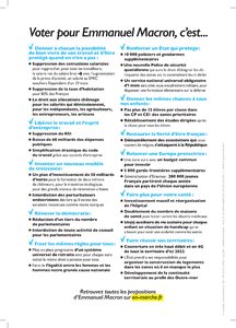 Profession de foi d'Emmanuel Macron au premier tour de l'élection présidentielle 2017 page 4