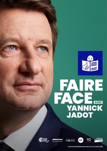 Profession de foi (Facile À Lire et à Comprendre) de Yannick Jadot au premier tour de l'élection présidentielle 2022