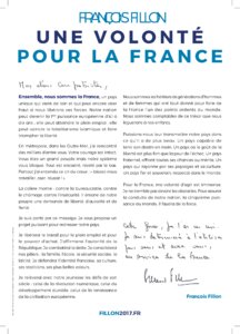 Profession de foi de François Fillon au premier tour de l'élection présidentielle 2017 page 4