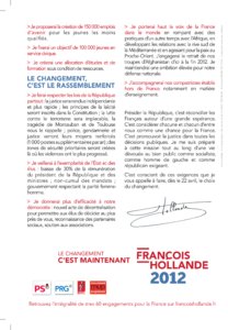 Profession de foi de François Hollande au premier tour de l'élection présidentielle 2012 page 4