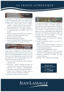 Profession de foi de Jean Lassalle au premier tour de l'élection présidentielle 2022 page 3