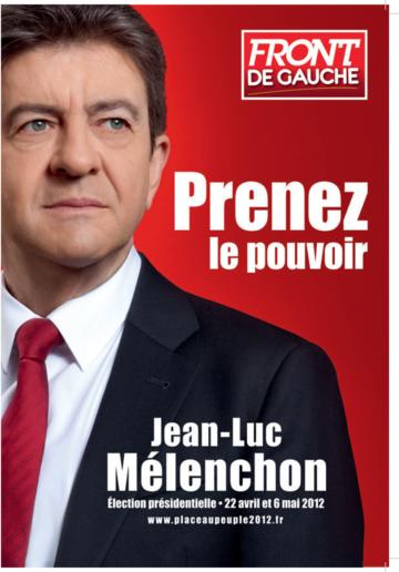 Profession de foi de Jean-Luc Mélenchon au premier tour de l'élection présidentielle 2012