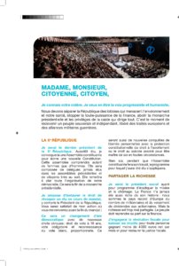Profession de foi de Jean-Luc Melenchon au premier tour de l'élection présidentielle 2017 page 2