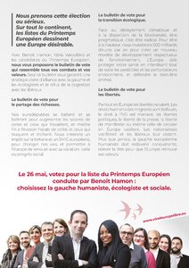 Profession Foi Liste Citoyenne Du Printemps Européen - Elections Européennes 2019 page 2