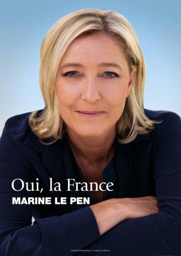 Profession de foi de Marine Le Pen au premier tour de l'élection présidentielle 2012