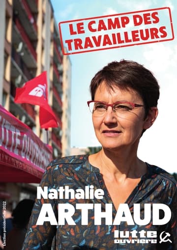 Profession de foi de Nathalie Arthaud au premier tour de l'élection présidentielle 2022
