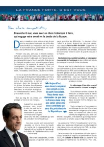 Profession de foi de Nicolas Sarkozy au second tour de l'élection présidentielle 2012 page 2