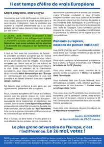 Profession Foi Parti Des Citoyens Européens - Elections Européennes 2019 page 2