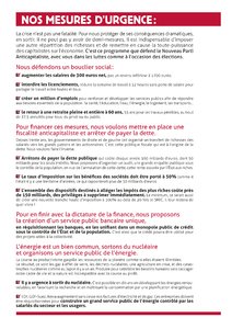 Profession de foi de Philippe Poutou au premier tour de l'élection présidentielle 2012 page 3