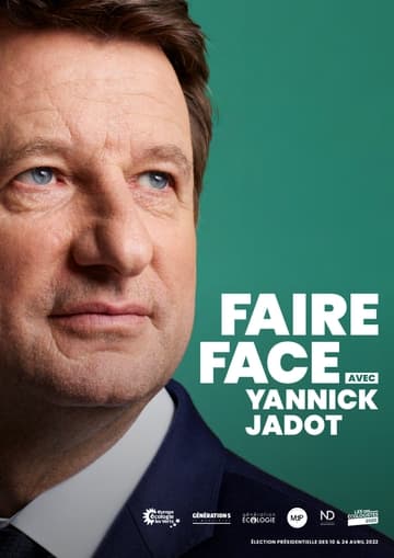 Profession de foi de Yannick Jadot au premier tour de l'élection présidentielle 2022
