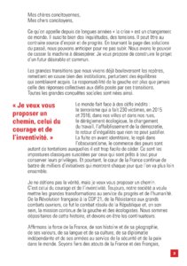 Programme de Benoît Hamon à l'élection présidentielle 2017 page 3