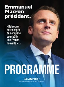 Programme d'Emmanuel Macron à l'élection présidentielle 2017 page 1