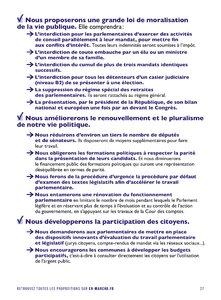 Programme d'Emmanuel Macron à l'élection présidentielle 2017 page 27