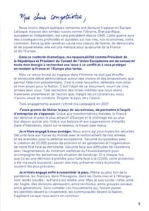 Programme d'Emmanuel Macron à l'élection présidentielle 2022 page 3