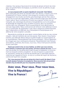 Programme d'Emmanuel Macron à l'élection présidentielle 2022 page 5
