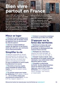 Programme d'Emmanuel Macron à l'élection présidentielle 2022 page 11