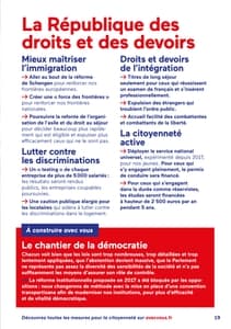 Programme d'Emmanuel Macron à l'élection présidentielle 2022 page 19