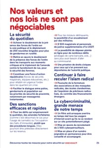 Programme d'Emmanuel Macron à l'élection présidentielle 2022 page 21