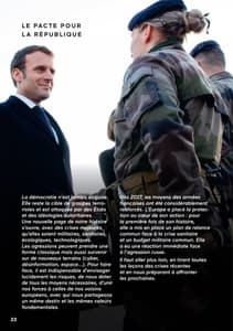 Programme d'Emmanuel Macron à l'élection présidentielle 2022 page 22