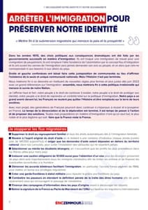 Programme d'Éric Zemmour à l'élection présidentielle 2022 page 7