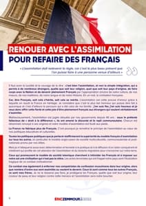 Programme d'Éric Zemmour à l'élection présidentielle 2022 page 9