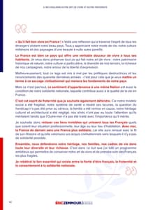 Programme d'Éric Zemmour à l'élection présidentielle 2022 page 42
