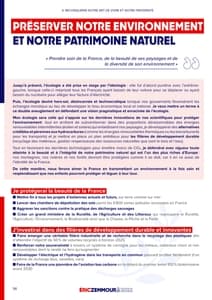 Programme d'Éric Zemmour à l'élection présidentielle 2022 page 56