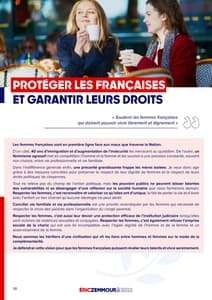Programme d'Éric Zemmour à l'élection présidentielle 2022 page 58