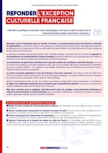 Programme d'Éric Zemmour à l'élection présidentielle 2022 page 60