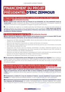 Programme d'Éric Zemmour à l'élection présidentielle 2022 page 71