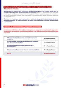 Programme d'Éric Zemmour à l'élection présidentielle 2022 page 72