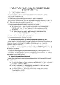 Programme de Francois Asselineau à l'élection présidentielle 2017 page 4