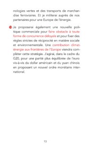 Programme de François Hollande à l'élection présidentielle 2012 page 15