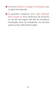 Programme de François Hollande à l'élection présidentielle 2012 page 24