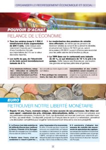 Programme de Marine Le Pen à l'élection présidentielle 2012 page 2