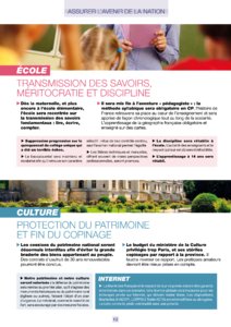 Programme de Marine Le Pen à l'élection présidentielle 2012 page 12