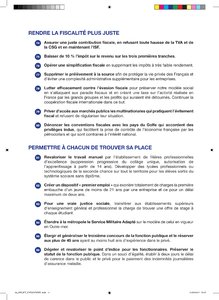 Programme de Marine Le Pen à l'élection présidentielle 2017 page 12