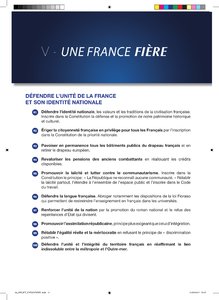 Programme de Marine Le Pen à l'élection présidentielle 2017 page 15