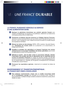 Programme de Marine Le Pen à l'élection présidentielle 2017 page 21