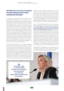 Programme de Marine Le Pen à l'élection présidentielle 2022 page 14