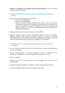 Programme de Nicolas Dupont-Aignan à l'élection présidentielle 2017 page 15