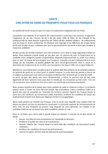 Programme de Nicolas Dupont-Aignan à l'élection présidentielle 2017 page 147