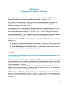 Programme de Nicolas Dupont-Aignan à l'élection présidentielle 2022 page 35