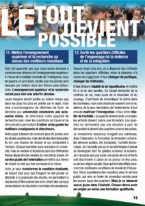 Programme de Nicolas Sarkozy à l'élection présidentielle 2007 page 13