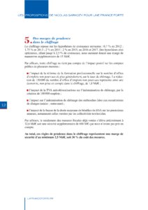 Programme de Nicolas Sarkozy à l'élection présidentielle 2012 page 12