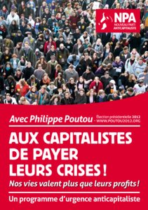 Programme de Philippe Poutou à l'élection présidentielle 2012 page 1